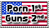 Porn First, Guns Second by zharth
