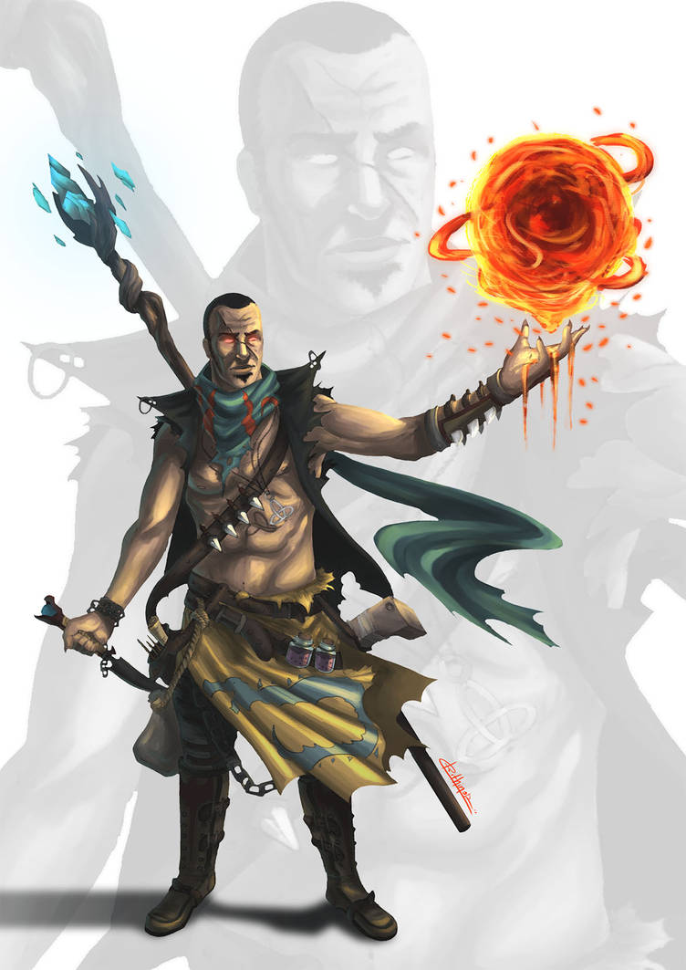 DnD Sorcerer commission by Rithinor on DeviantArt