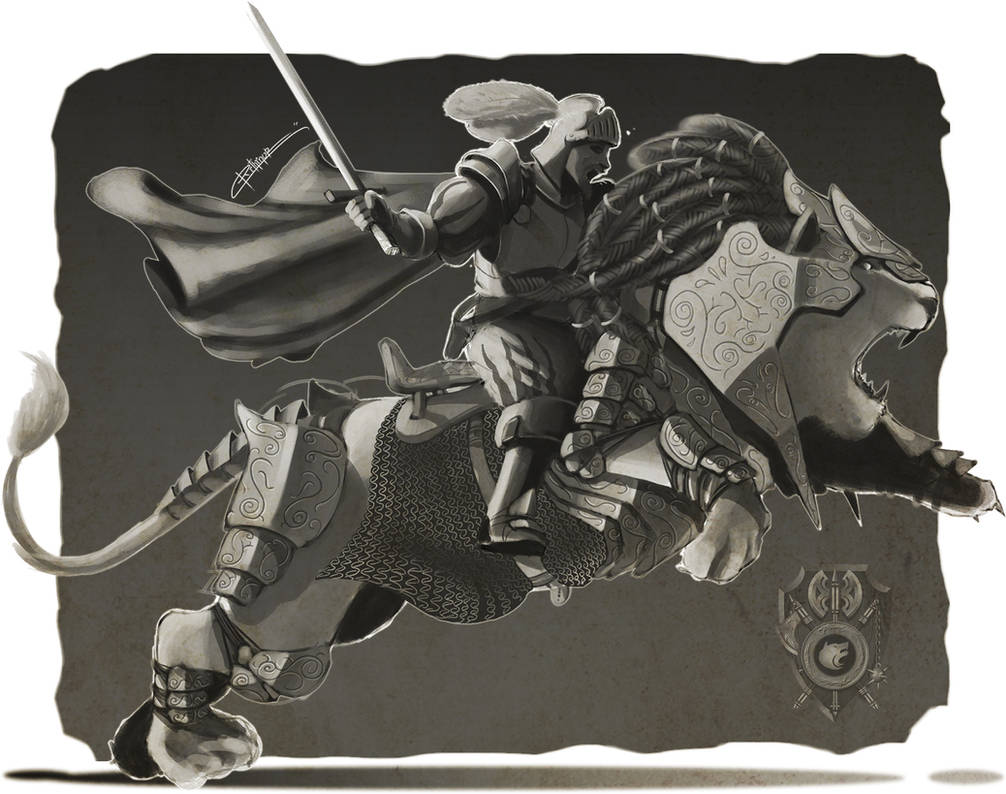 Siberian Lion Rider concept by Rithinor on DeviantArt