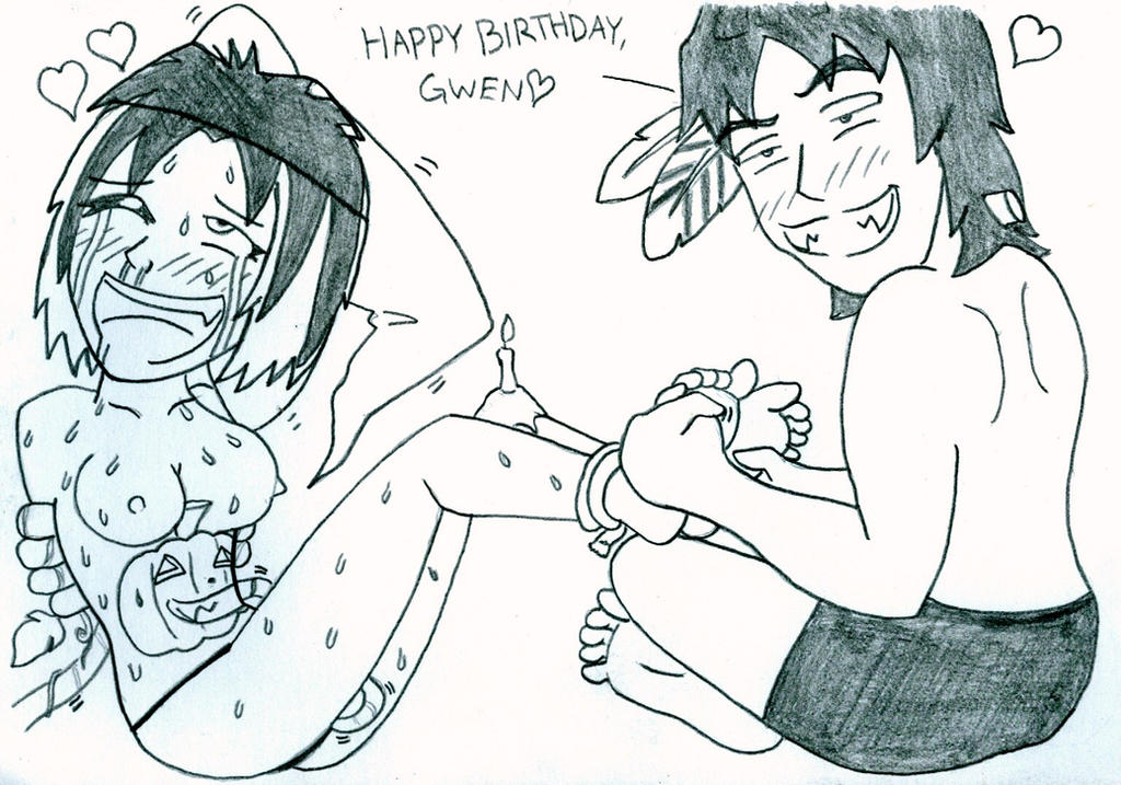 Naughty Birthday Gwen by The-Great-Stash Naughty Birthday Gwen by The-Great-Stash