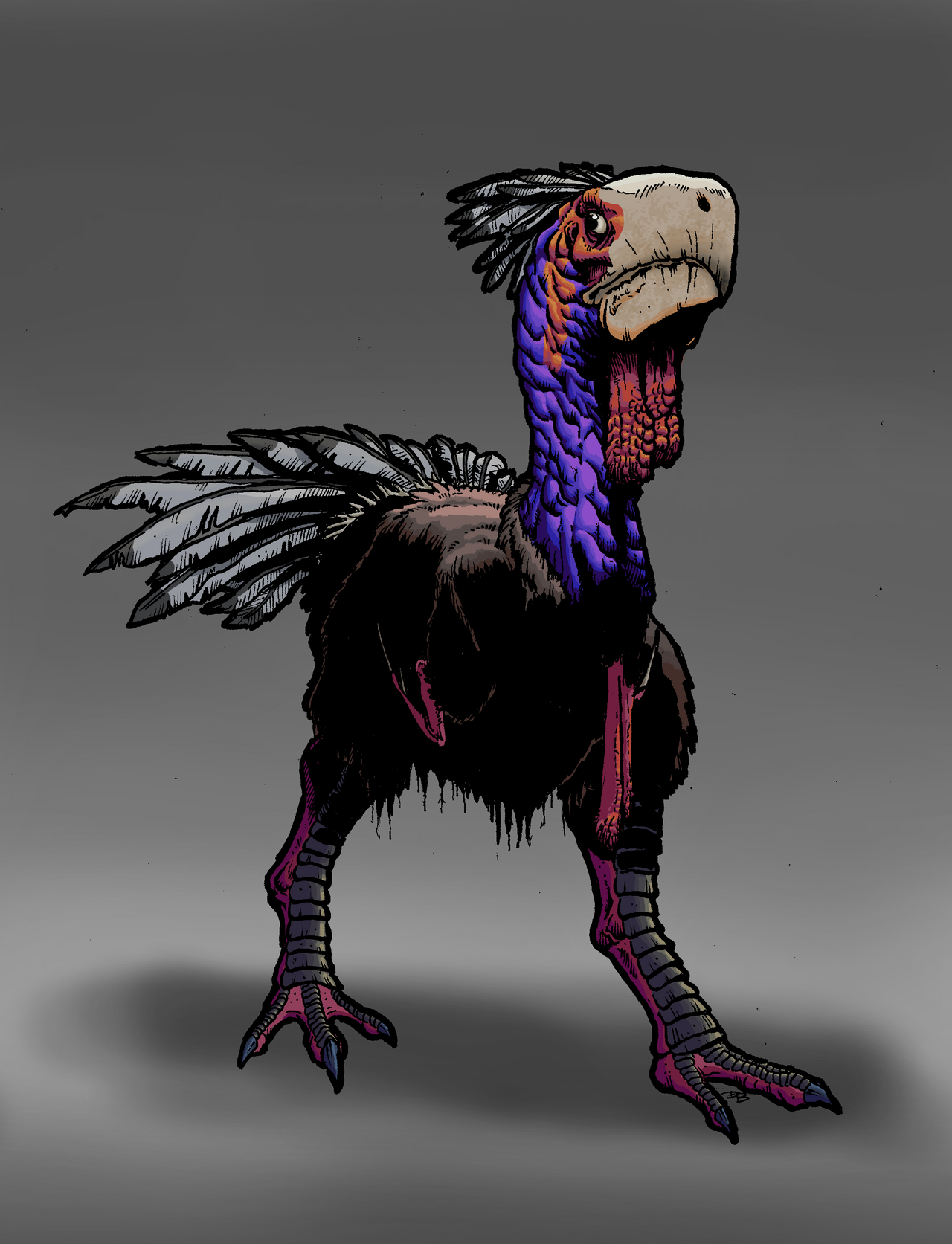 Terror Bird Concept By Deconoir On Deviantart