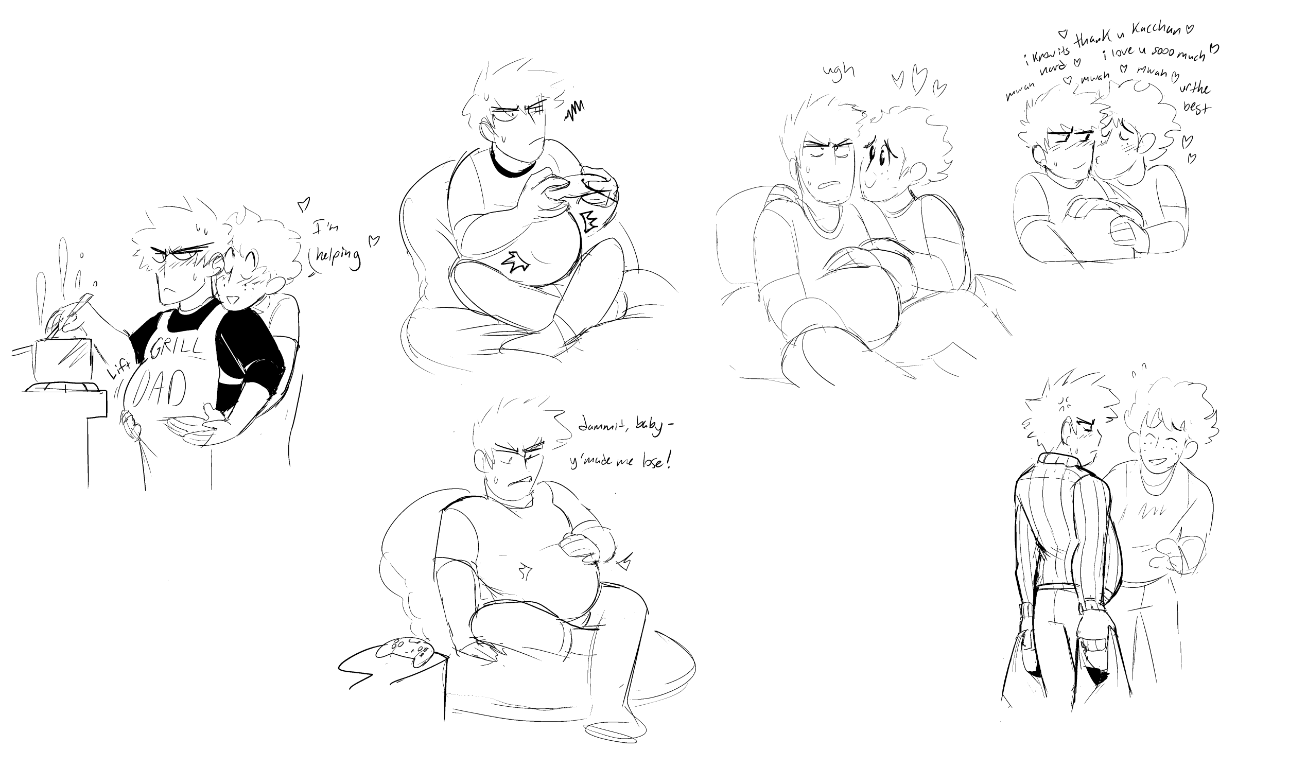 Trans Katsuki Trans Preg Katsuki doodles by jeminy4 on DeviantArt