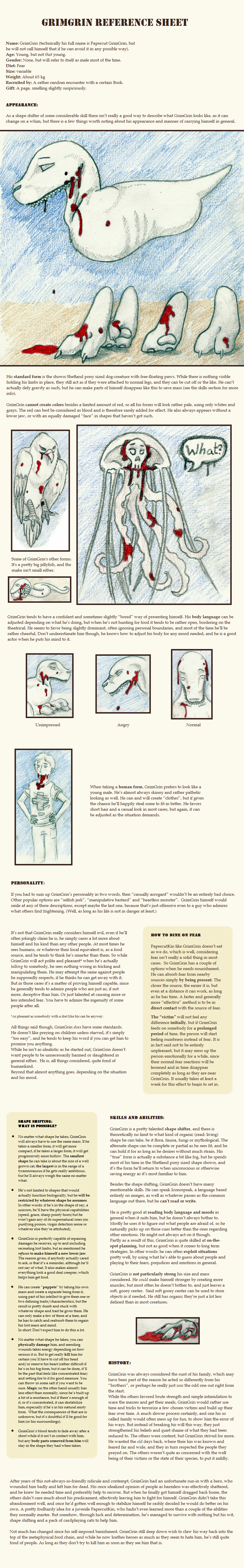 GrimGrin reference sheet