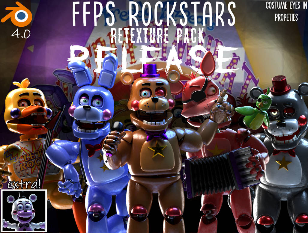 FFPS Rockstars Retexture Pack Release by SkillAndArtVidSarah on DeviantArt