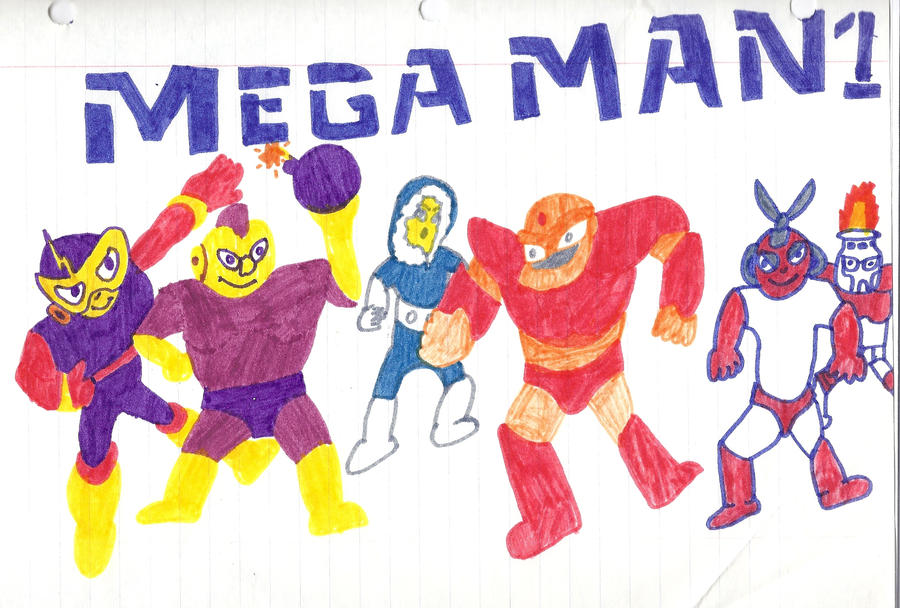 Mega Man 1 - Boss Gallery by LuminousSpecter on DeviantArt