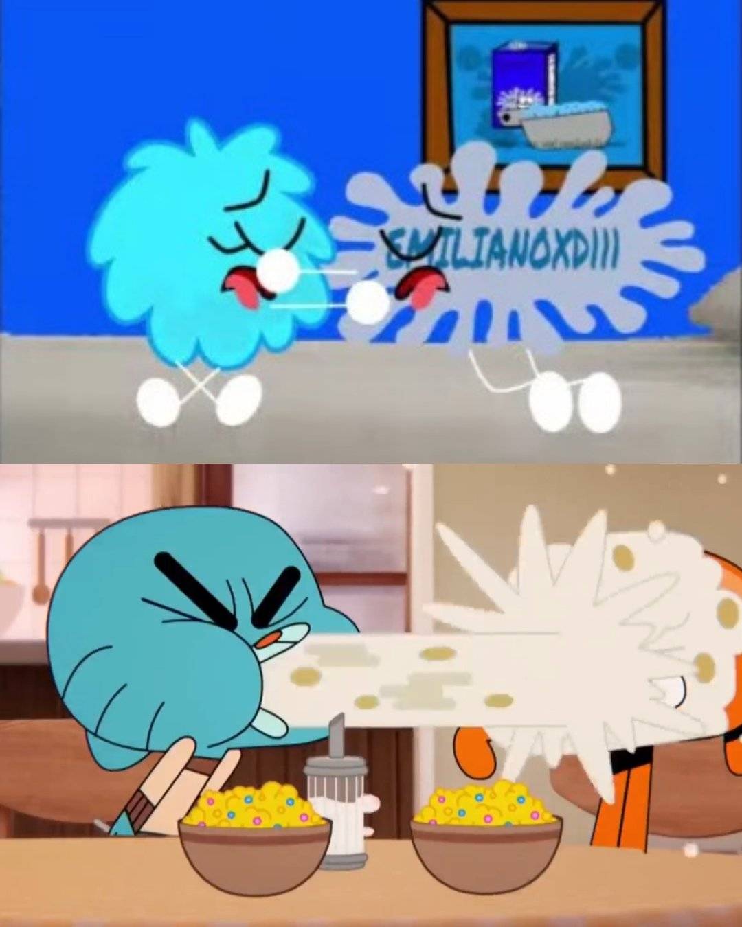 Gumball Reaction To Emonga Alamos X EmilianoYTP by PlayStation404403 on ...