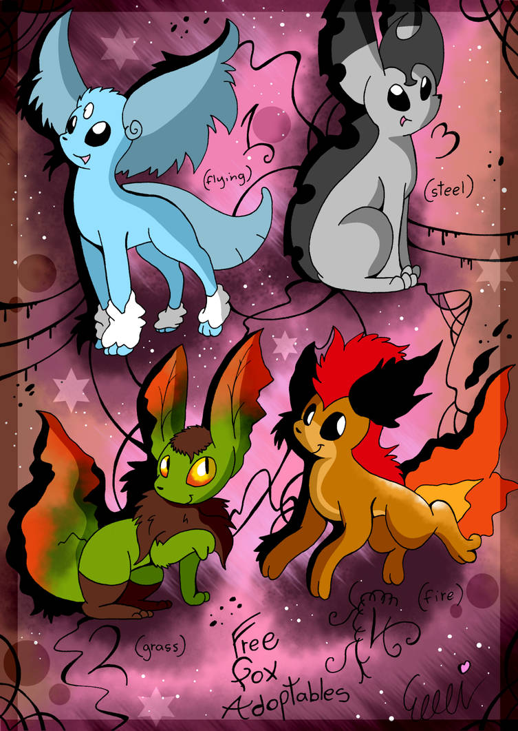Fox Adaptables Fox Adoptables CLOSED by Roxalew on DeviantArt