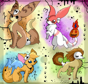 Halloween adoptables CLOSED