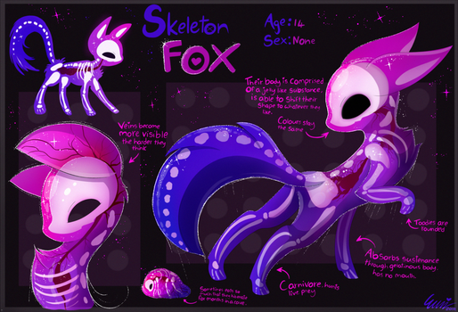 Skeleton fox