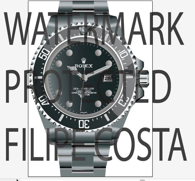 Rolex Pattern Graphics ROLEX Design on Illustrator (After First Lesson) by FilipeMJCosta on ...