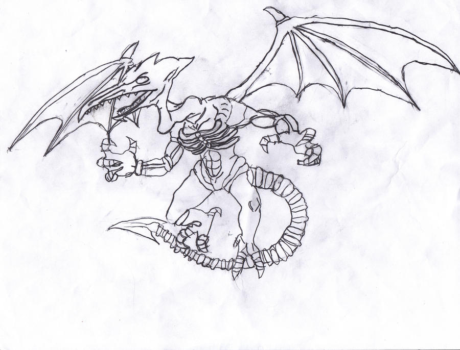 Baby Ridley Draw My first Ridley drawing by metroidplayer2 on DeviantArt