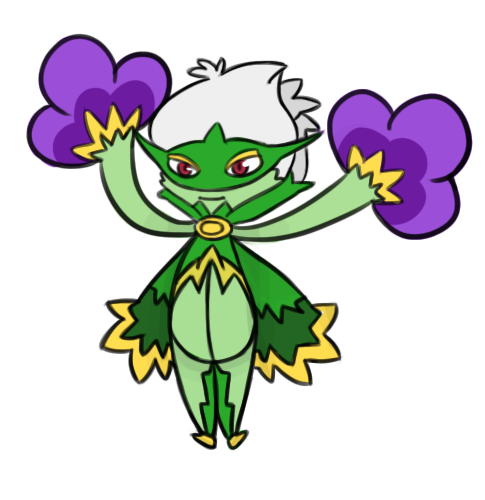 Fakemon : Mega Roserade by TheMonsieurPanda on DeviantArt