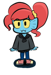 Undyne [Art collab with Jaffa-Cat]