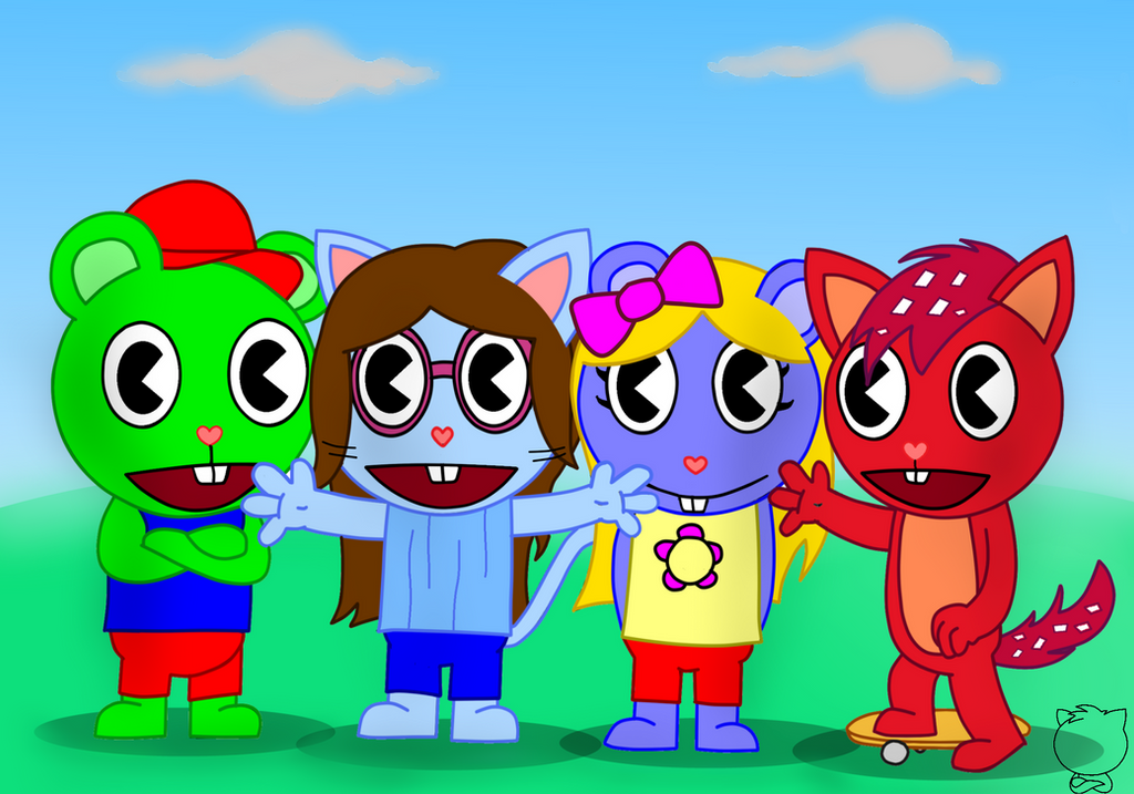 Reddy, Neena, Kelly and Tacho by Xtianzarts on DeviantArt