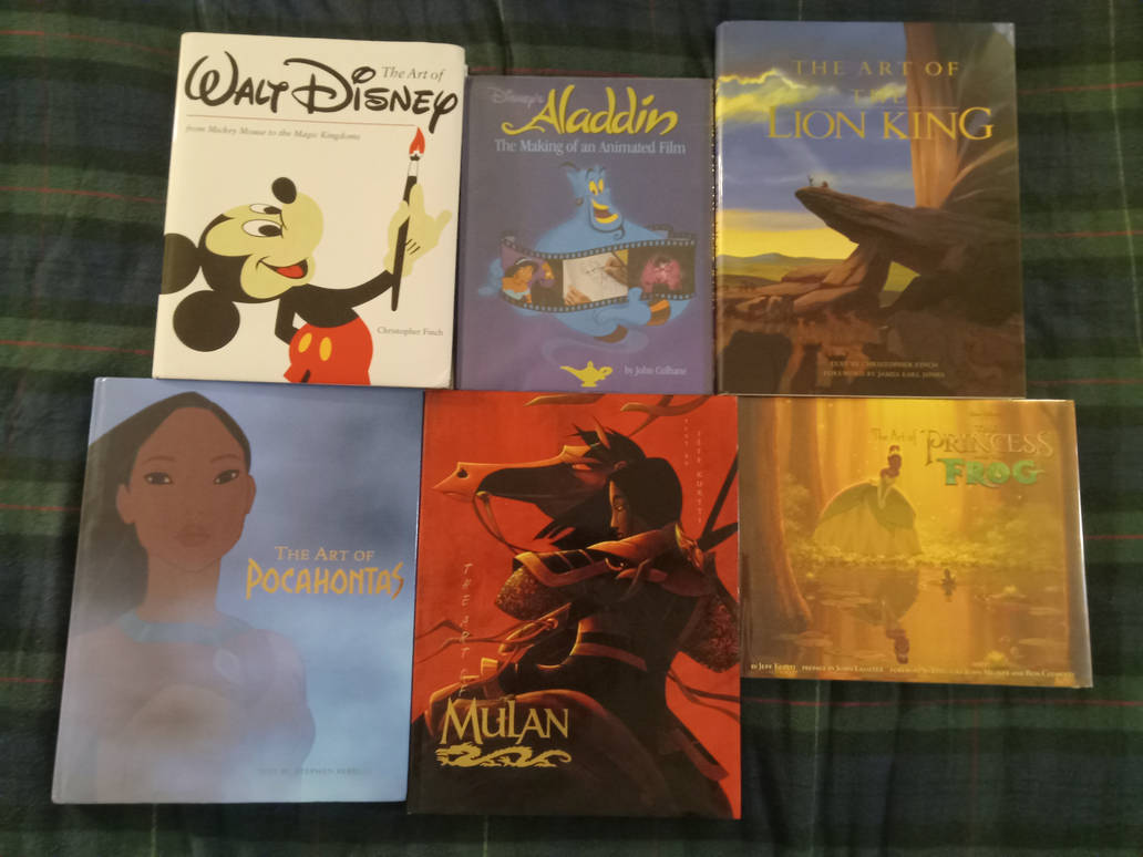 My Collection of Disney Animation Books by ToonEGuy on DeviantArt