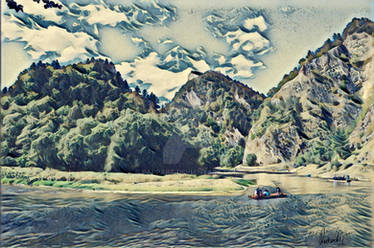 Rafting on Dunajec gorge