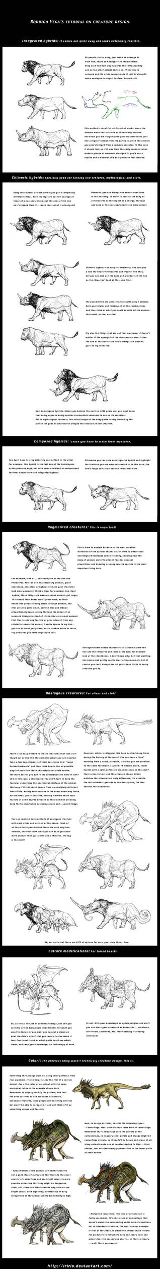 Tutorial on creature design.