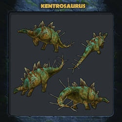 Jurassic Park: Revolution - Kentrosaurus.