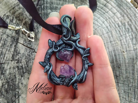 Gothic fantasy amulet