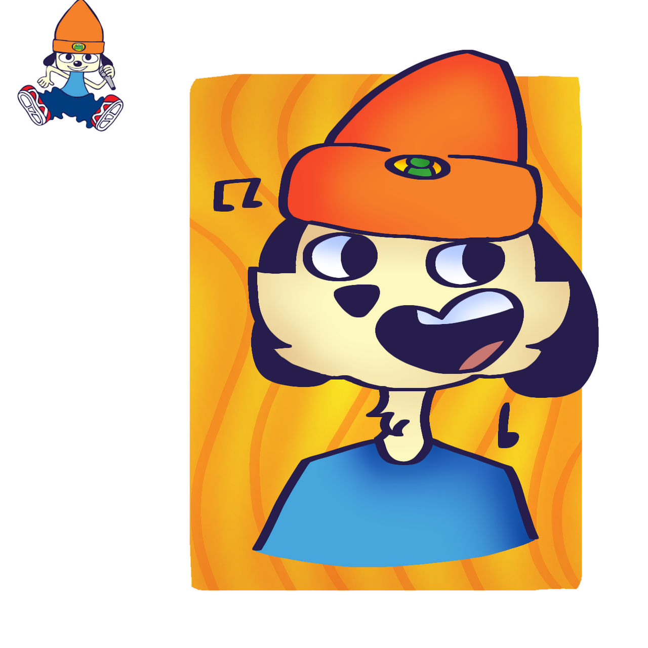 Parappa Block wooooooo Parappa! by oodlesofnoodless on DeviantArt