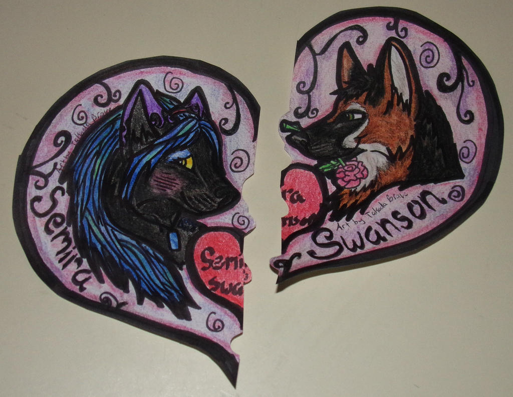 Couple's badge