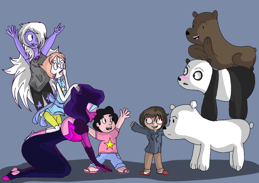 we bare bears and steven universe cross over