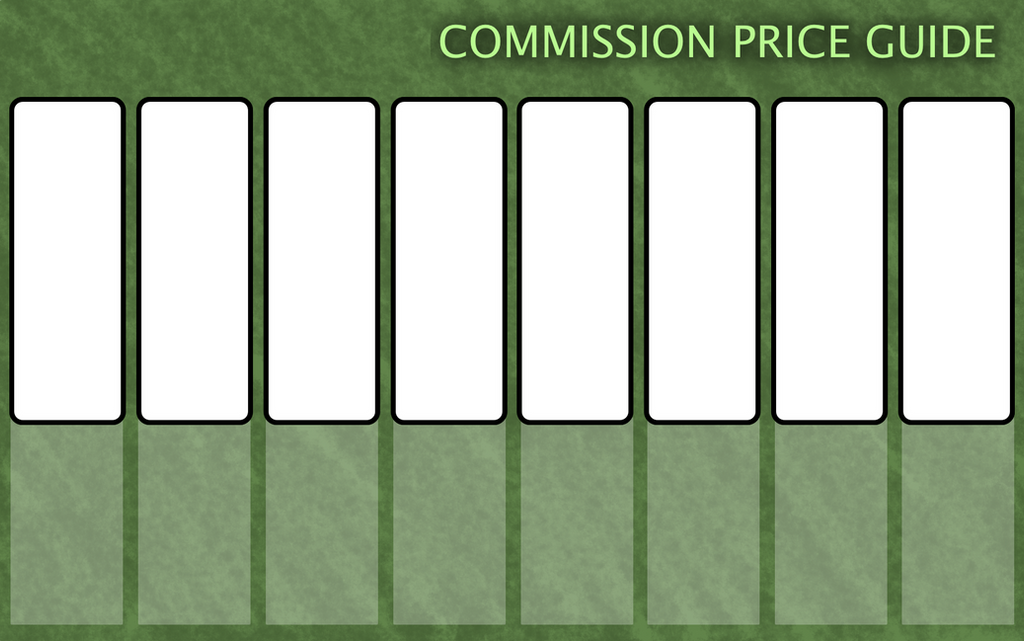 Commission Price Guide Template