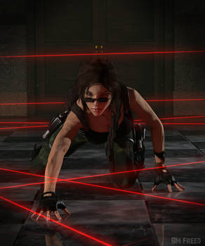 Tomb Raider: The Louvre lasers