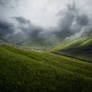 Premade Background - Stormy Slope