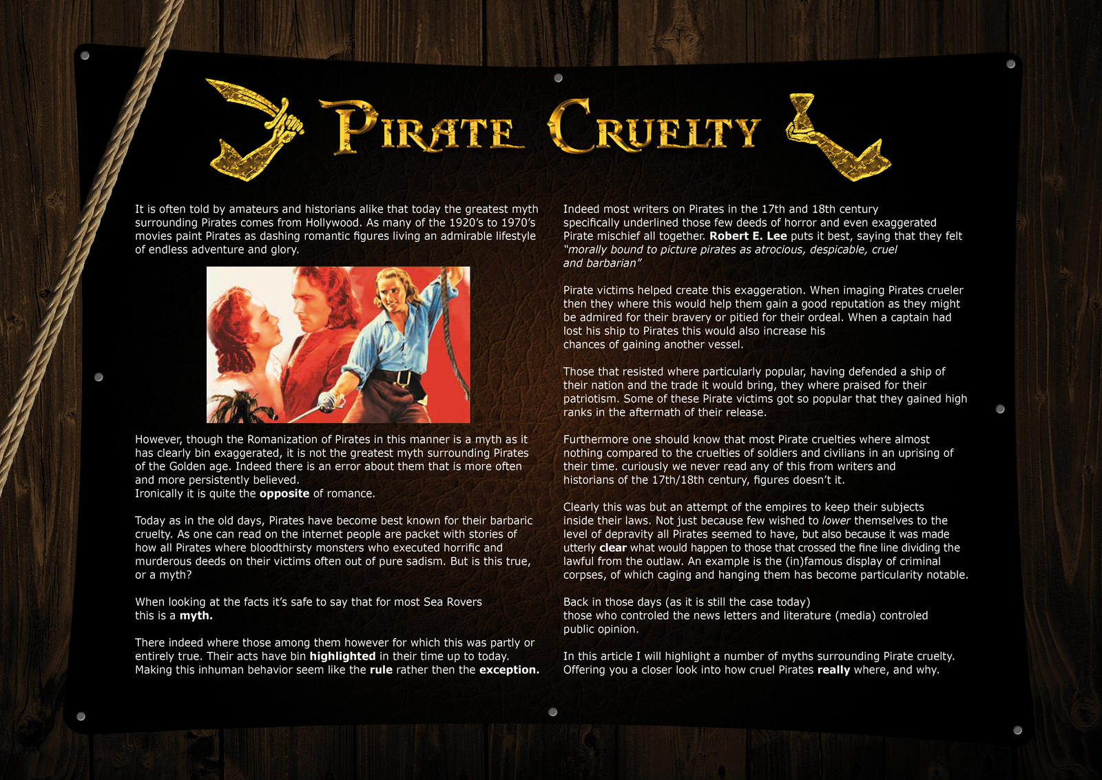 Pirate Cruelty front page