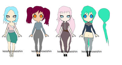 Naruto Female Adopts[3/4 Open]