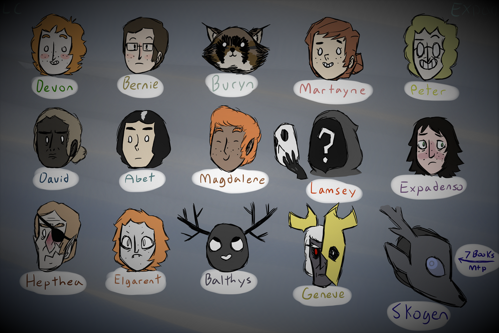 Key Characters Character key by beethan-n on DeviantArt