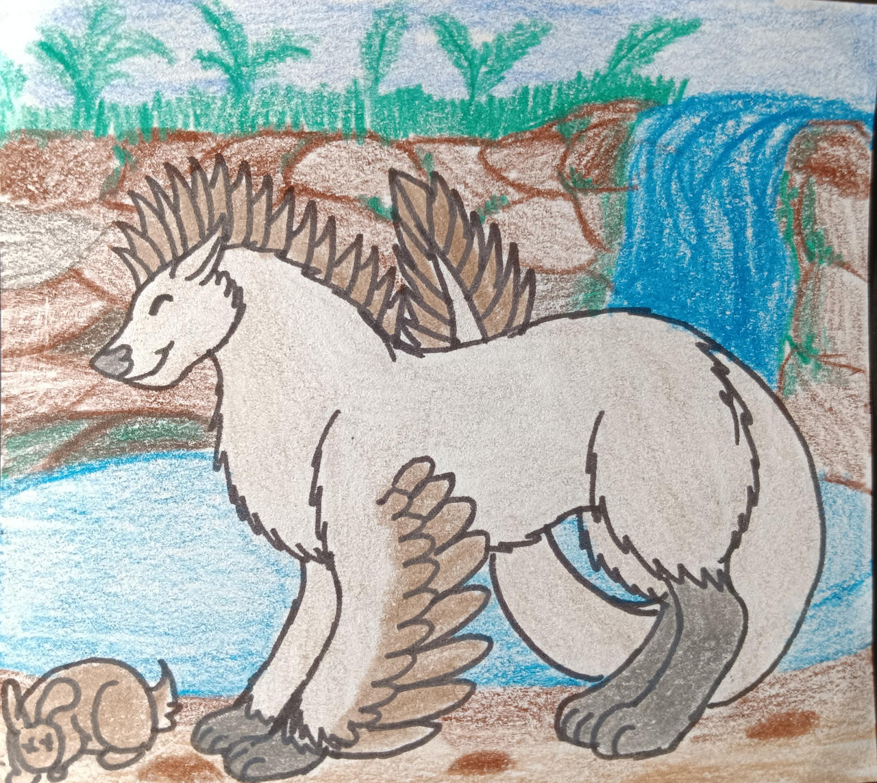 Waterfall Rabbit Arrangement Waterfall Rabbit (part 1) by babykitten123 on DeviantArt