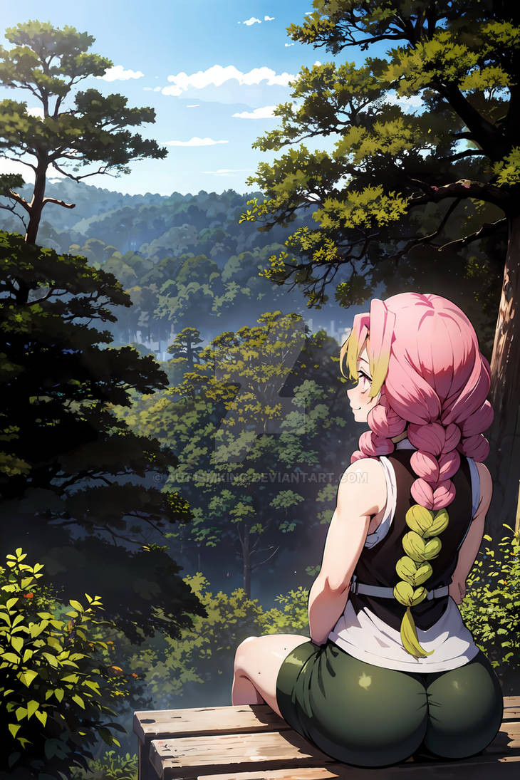 Mitsuri's Serene Overlook by aut1smking on DeviantArt
