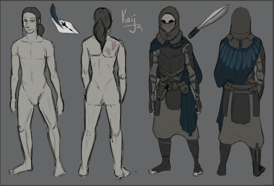 Reference Sheet: Kaij (Human)