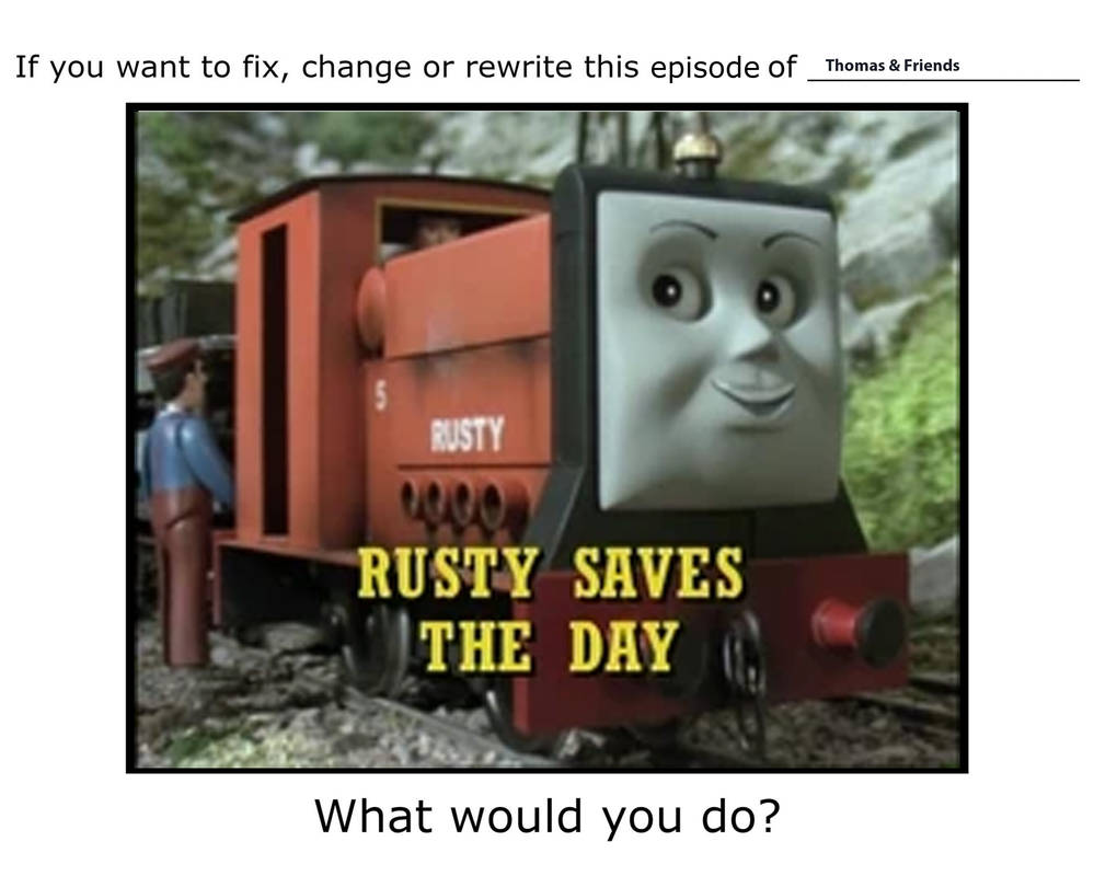 Rewriting Rusty Saves the Day by mrskeletonman on DeviantArt