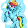 Rainbow Dash -- Excited Flight