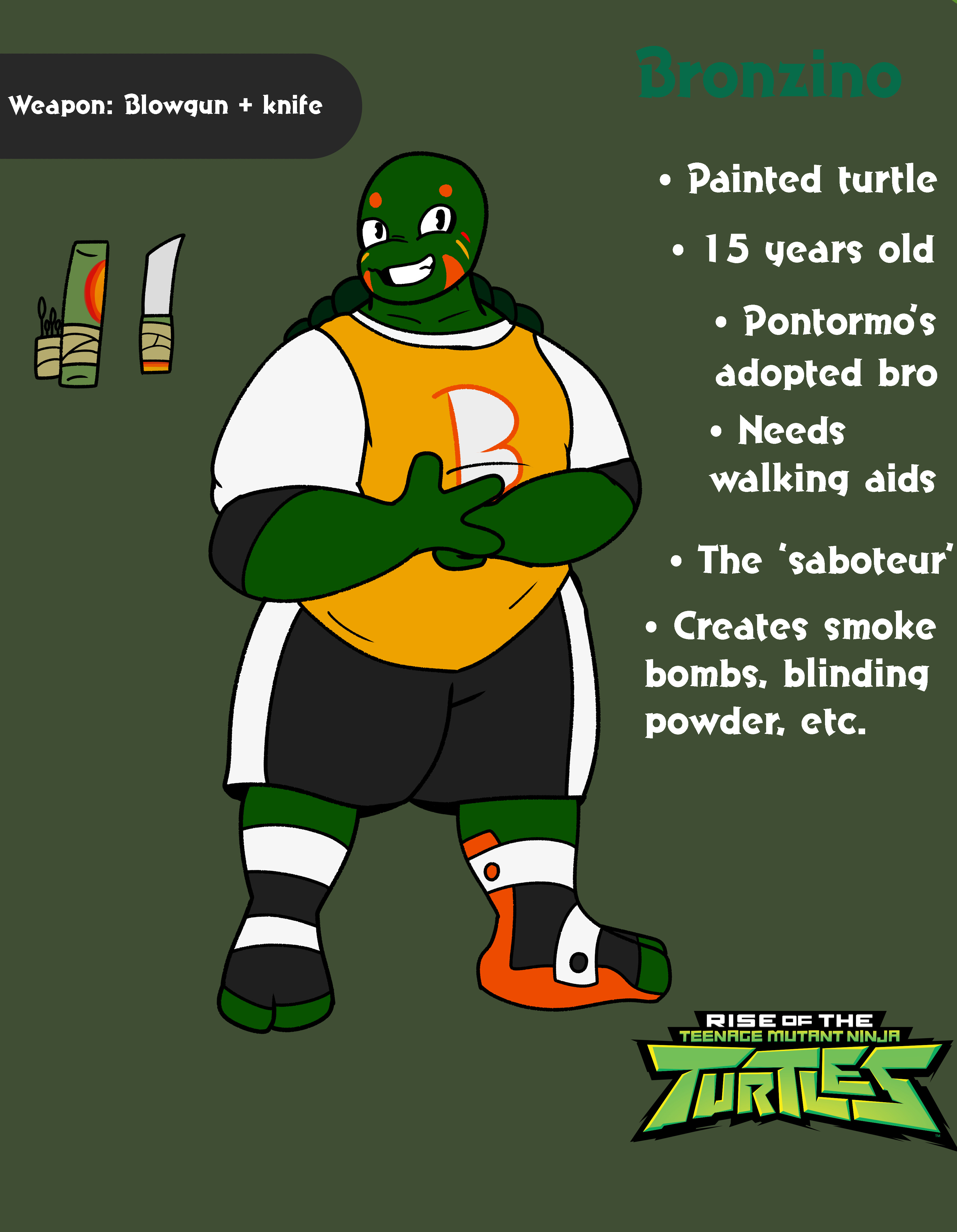 Karben Rottmnt Oc ROTTMNT OC: Bronzino by Accelring on DeviantArt