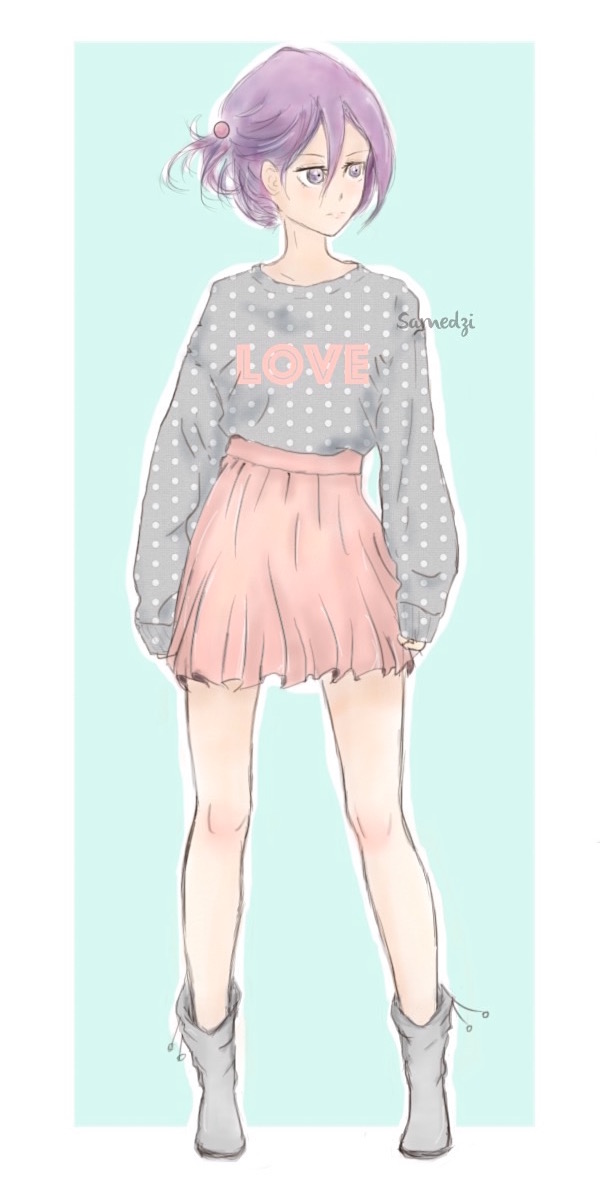 [Rukia's outfit] polka dot