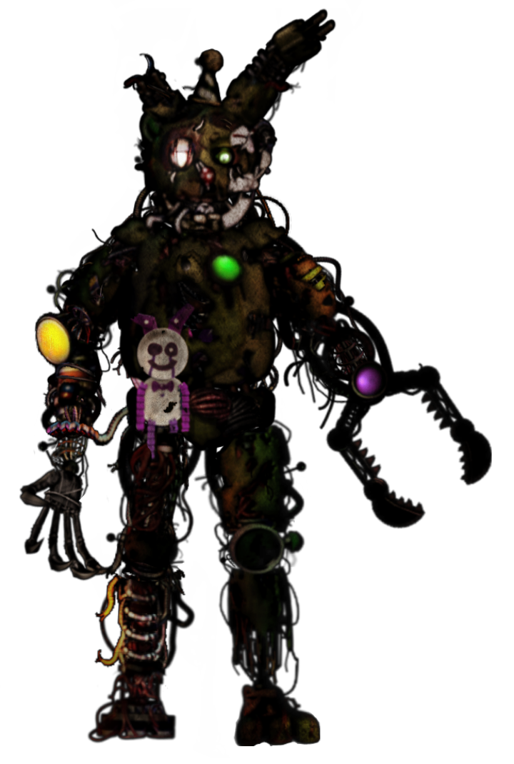 Scrap Springy scrap springtrap v1 OLD EDIT by karolcito99 on DeviantArt