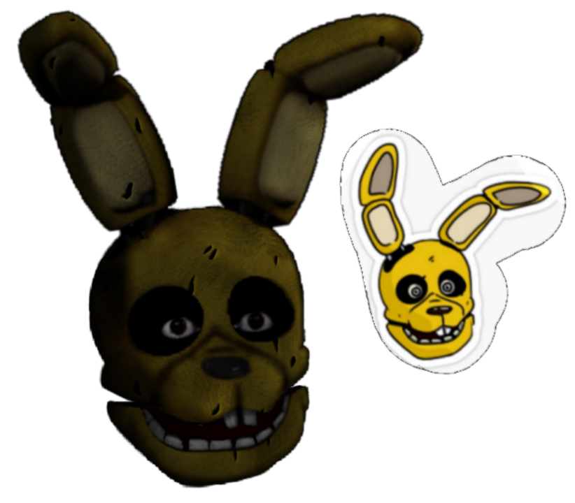 silver eyes spring bonnie v2,OLD EDIT by karolcito99 on DeviantArt
