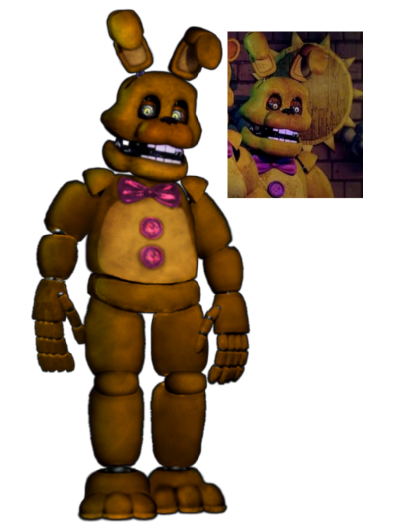 spring bonnie model in edition, OLD EDIT by karolcito99 on DeviantArt