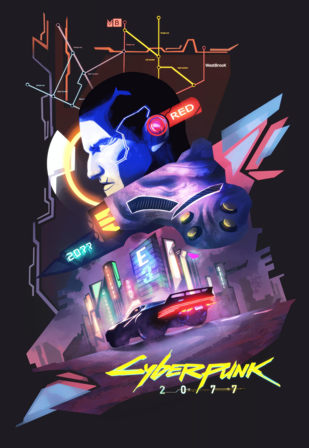 Cyberpunk 2077 fan-art