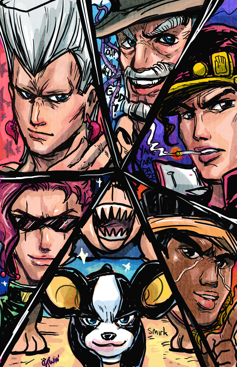 Hexagon Mugs StardustCrusaders