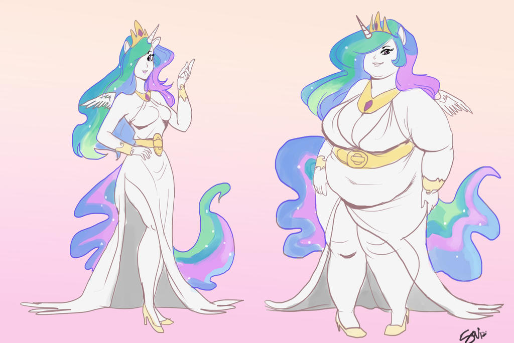 Fat Princess Celestia Commission By TheAmericanDream On DeviantArt fat-princess-celestia-commission-by-theamericandream-on-deviantart