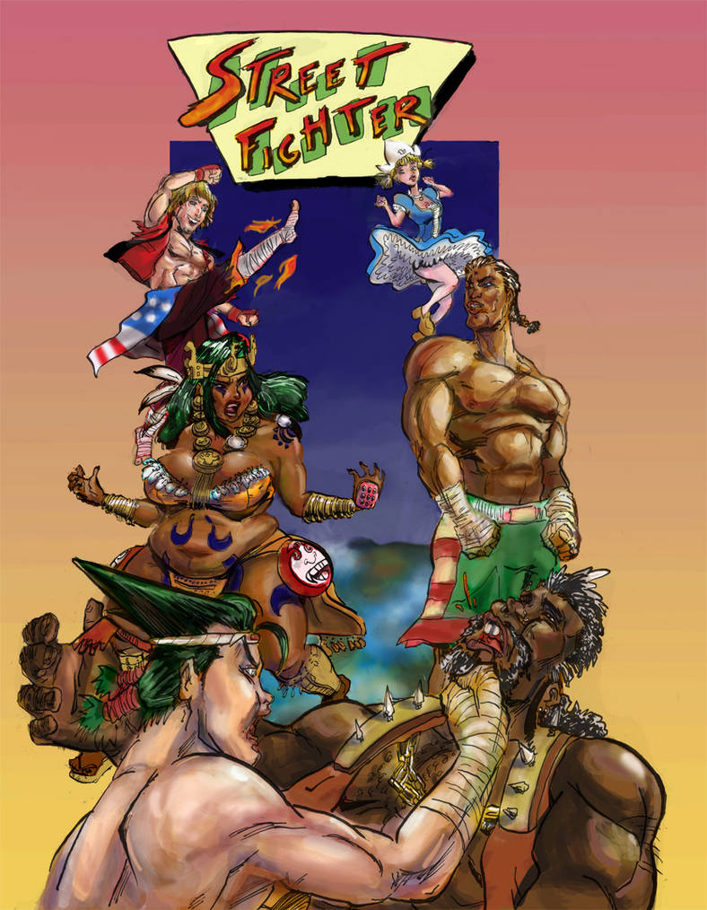 Adon artwork #1, Street Fighter 1: High resolution