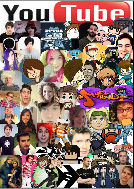 Youtube Collage :) by moonlightwolf578 on DeviantArt