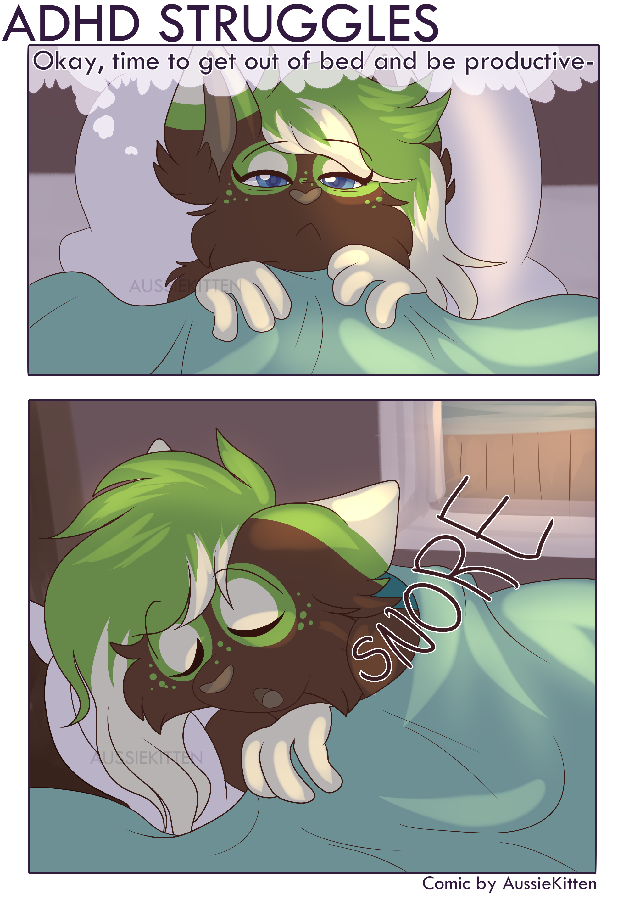 Adhd Deviantart The struggles of ADHD by TheRealAussieKitten on DeviantArt