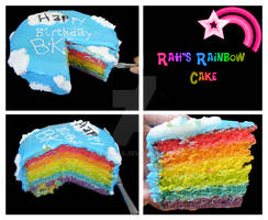 +Rainbow Cake+