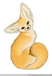 Sticker Design - Fennec by FlannMoriath